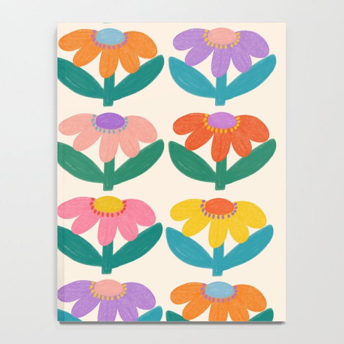 Retro Fun Flower - Adore You  Notebook Gallery Image 4