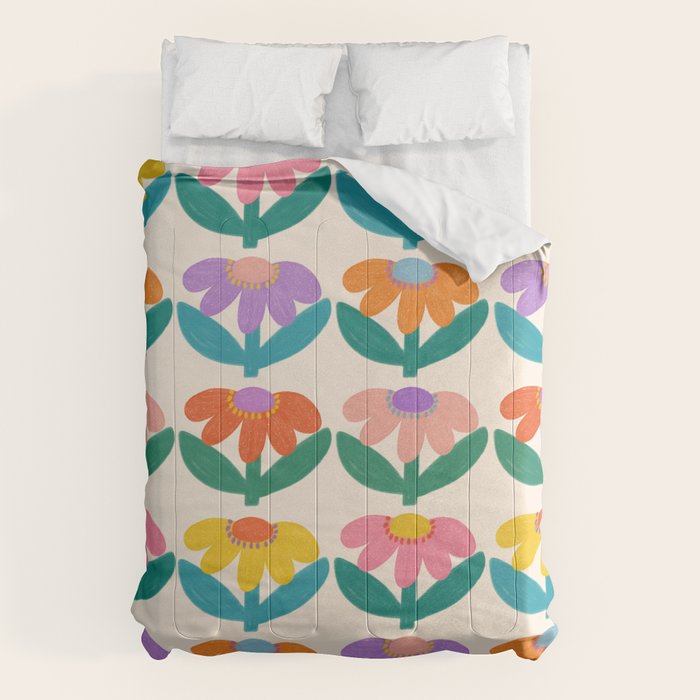 Retro Fun Flower - Adore You  Comforter Gallery Image 6