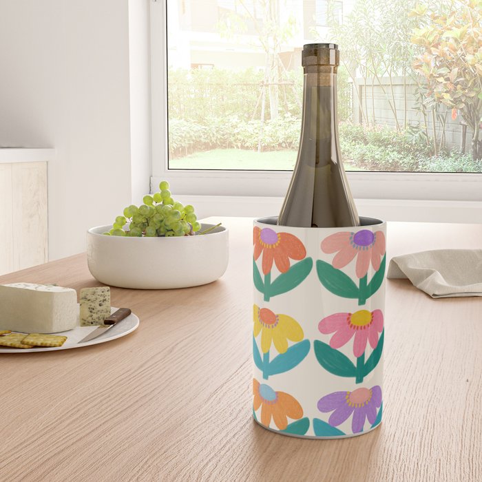 Retro Fun Flower - Adore You  Wine Chiller Gallery Image 4