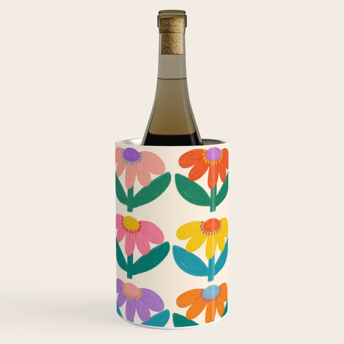 Retro Fun Flower - Adore You  Wine Chiller Gallery Image 3