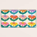 Retro Fun Flower - Adore You  Desk Mat Gallery Image 3