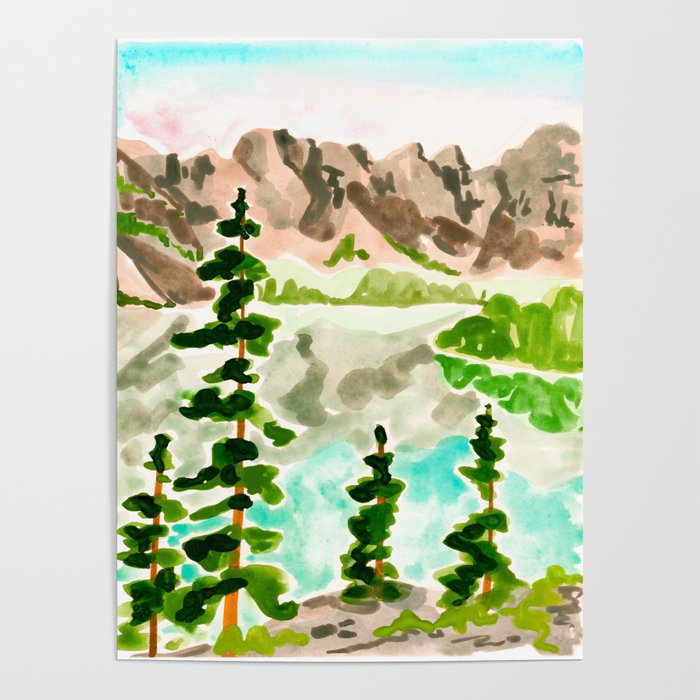 Moraine Lake Poster Gallery Image 1