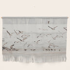 Sail Boats and Seagulls - Beach - Ocean Travel photography Wall Hanging Gallery Image 1