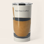 But First Coffee 2 Travel Mug Gallery Image 1