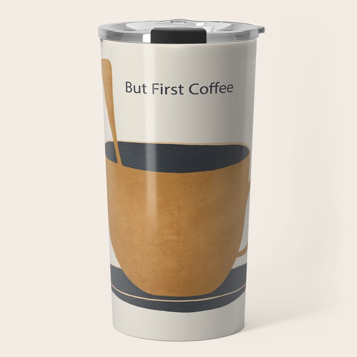 But First Coffee 2 Travel Mug Gallery Image 1