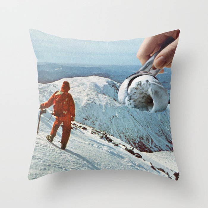 Ice Cream Mountain II - Cookies & Cream Throw Pillow Gallery Image 6