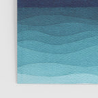 Garlands of stars, watercolor teal ocean Poster Gallery Image 3