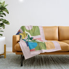 Minimal Modern Abstract 43 Throw Blanket Gallery Image 1