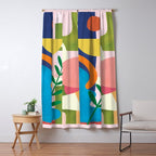 Minimal Modern Abstract 43 Window Curtain Gallery Image 5