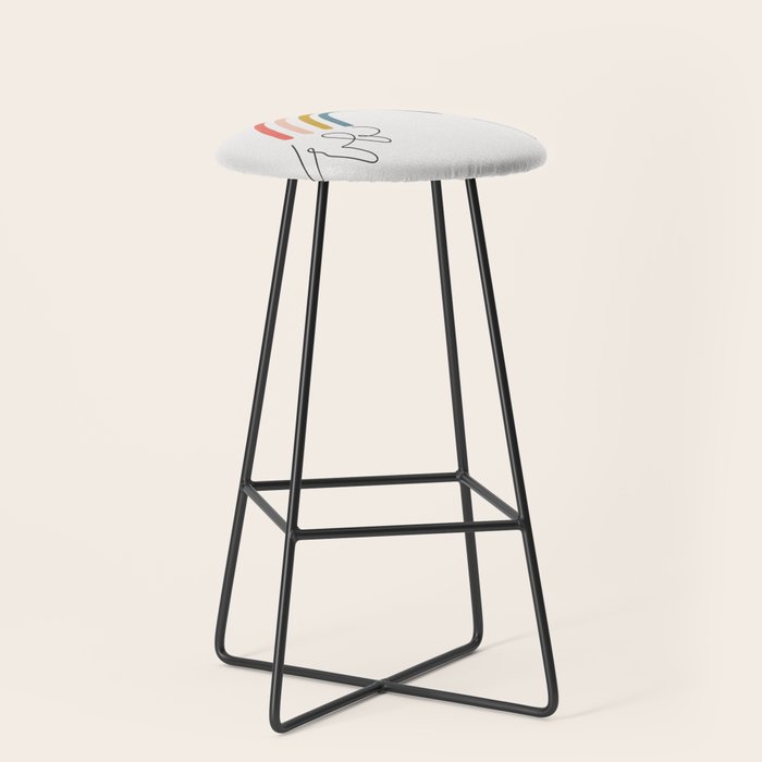 Rainbow Cat 1 Stool Gallery Image 1
