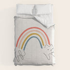 Rainbow Cat 1 Comforter Gallery Image 6