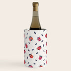 Lucky Ladybugs & Black Leaves Wine Chiller Gallery Image 3