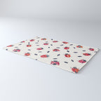 Lucky Ladybugs & Black Leaves Rug Gallery Image 3