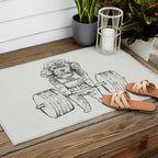 Poodle Lift Outdoor Rug Gallery Image 2