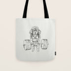 Poodle Lift Tote Bag Gallery Image 1