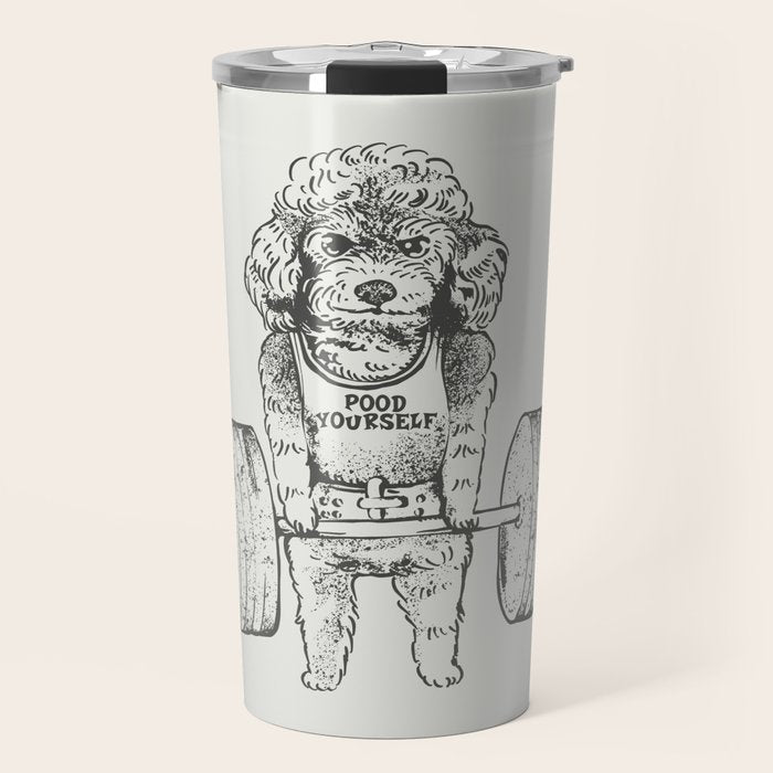 Poodle Lift Travel Mug Gallery Image 1