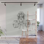 Poodle Lift Wall Mural Gallery Image 1