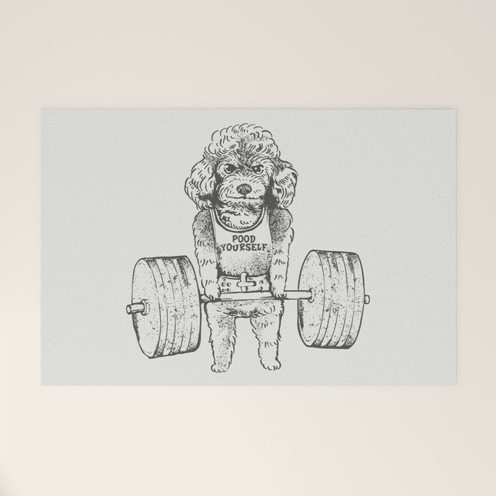 Poodle Lift Welcome Mat Gallery Image 1