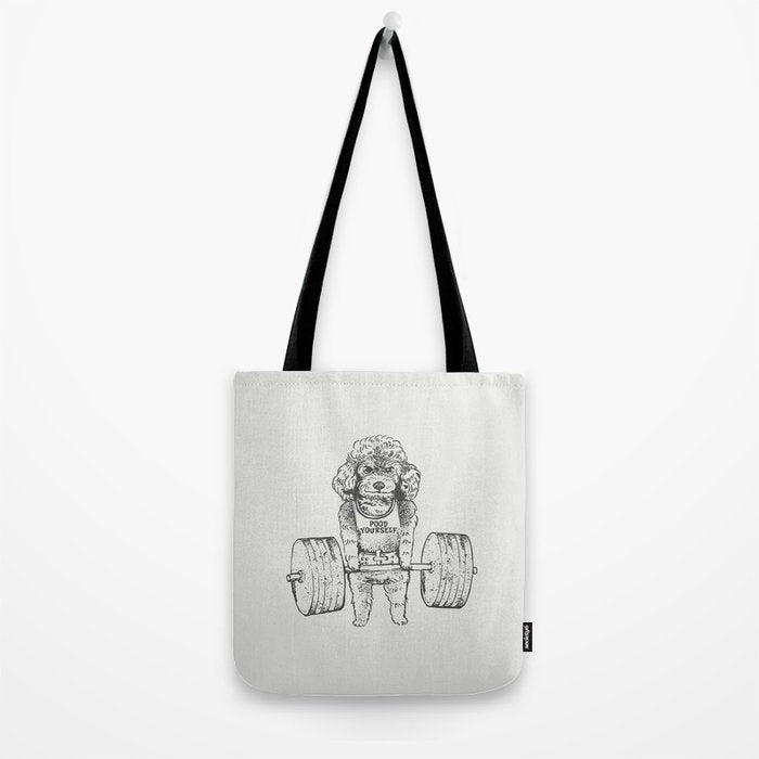 Poodle Lift Tote Bag Gallery Image 2