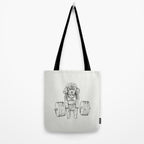 Poodle Lift Tote Bag Gallery Image 2