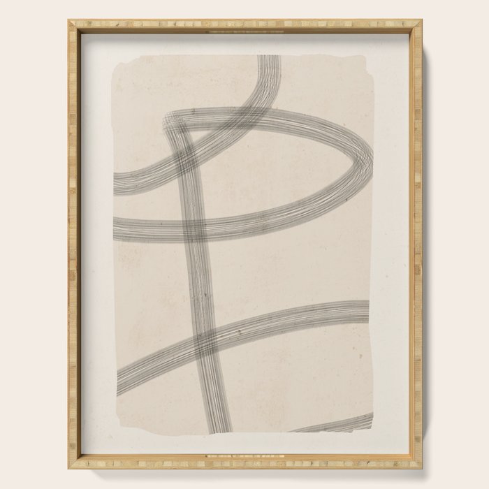 Minimal Abstract Art 20 Serving Tray Gallery Image 1