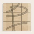 Minimal Abstract Art 20 Wood Wall Art Gallery Image 1