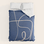 Abstract line art 44 Comforter Gallery Image 6