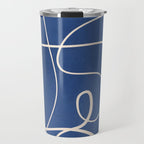 Abstract line art 44 Travel Mug Gallery Image 1