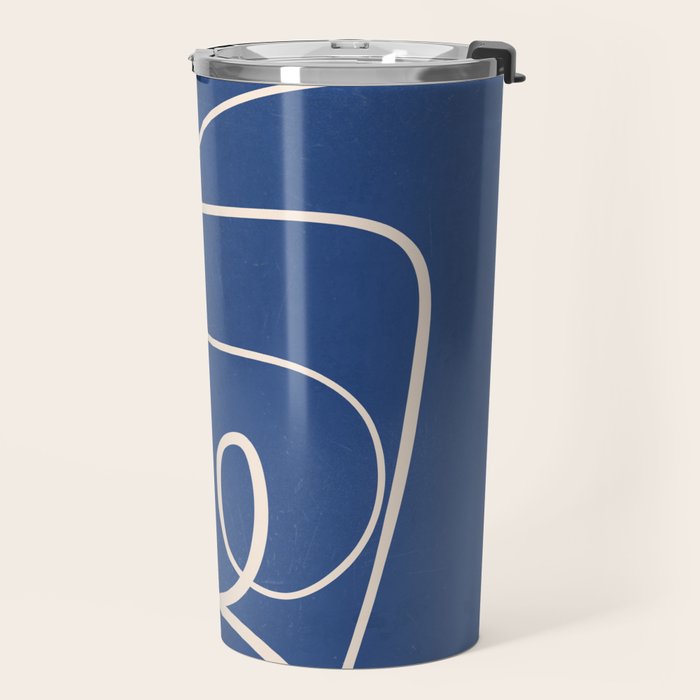 Abstract line art 44 Travel Mug Gallery Image 2