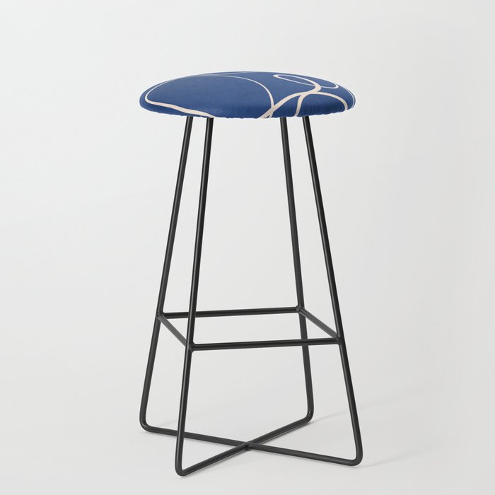 Abstract line art 44 Stool Gallery Image 1