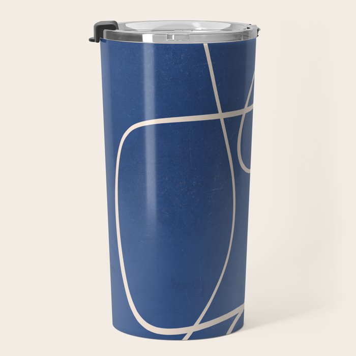 Abstract line art 44 Travel Mug Gallery Image 3