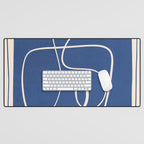Abstract line art 44 Desk Mat Gallery Image 1