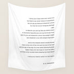 i carry your heart with me-  EE Cummings Wall Tapestry Gallery Image 4