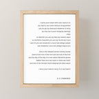 i carry your heart with me-  EE Cummings Mini Art Print Gallery Image 1