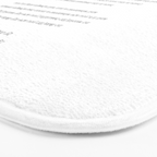 i carry your heart with me-  EE Cummings Bath Mat Gallery Image 3