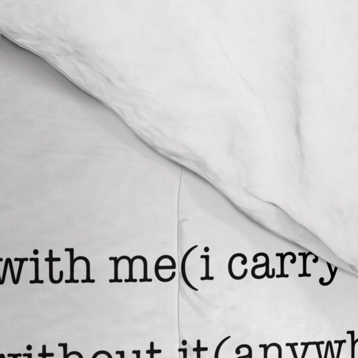 i carry your heart with me-  EE Cummings Comforter Gallery Image 4