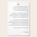 i carry your heart with me-  EE Cummings Cutting Board Gallery Image 1