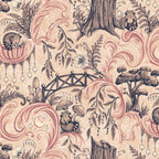 Fairytale Forest Raccoons - pink Coffee Mug Gallery Image 2