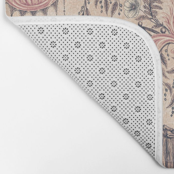 Fairytale Forest Raccoons - pink Bath Mat Gallery Image 2