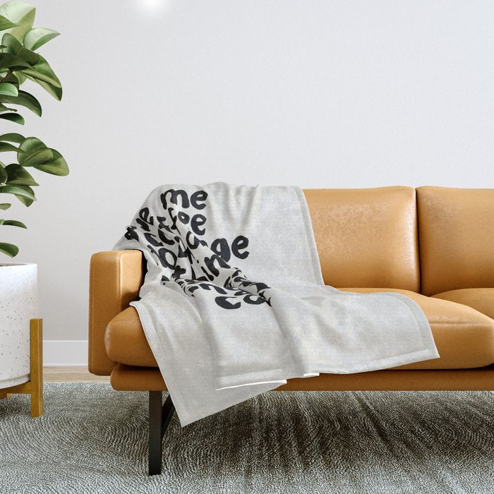 Give Me Coffee to Change the Things I Can and Wine to Accept the Things I Can't Throw Blanket Gallery Image 1