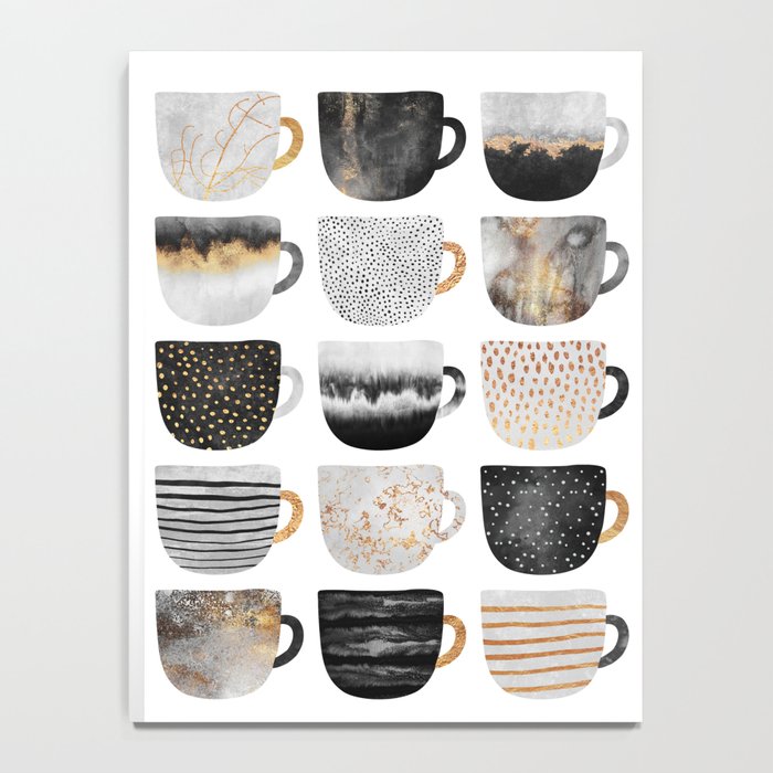 Pretty Coffe Cups 3 - White Notebook Gallery Image 4