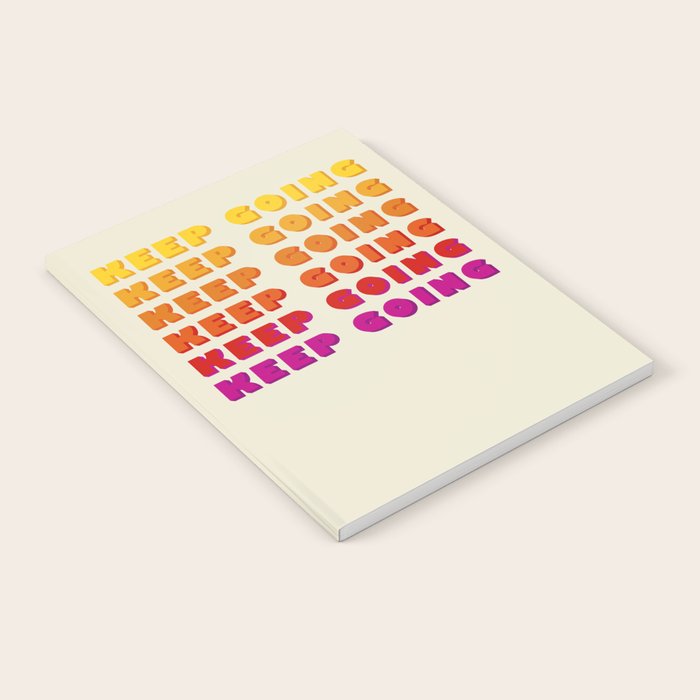 KEEP GOING - POSITIVE QUOTE Notebook Gallery Image 2
