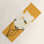 The Cosmo Yellow Flowers Yoga Mat Gallery Image 1