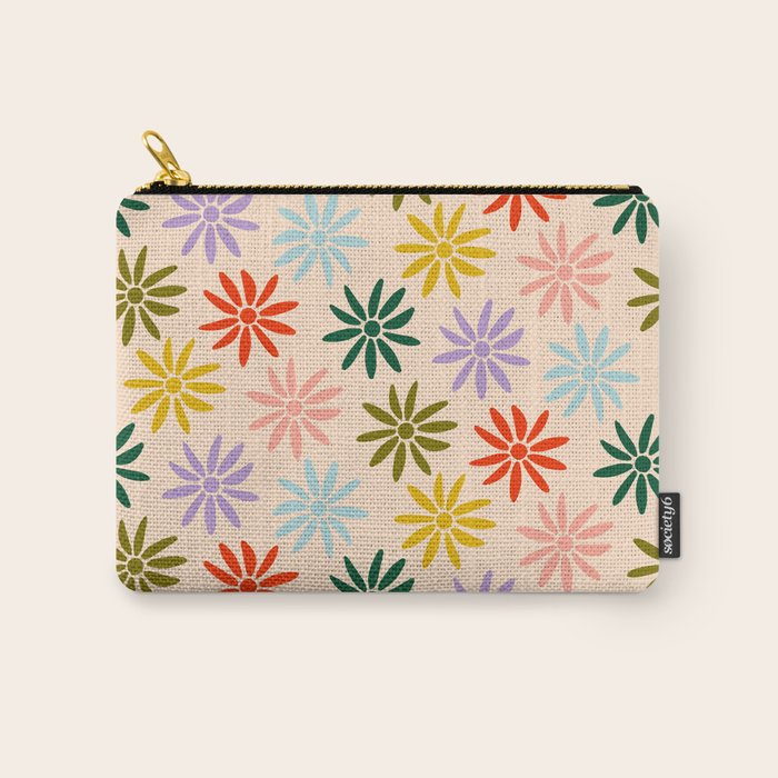 Retro Groovy Sun  Carry All Pouch Gallery Image 1