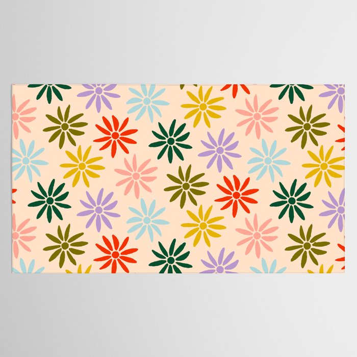 Retro Groovy Sun  Tablecloth Gallery Image 2