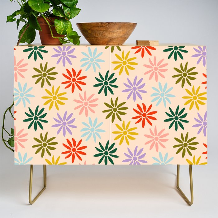 Retro Groovy Sun  Credenza Gallery Image 1