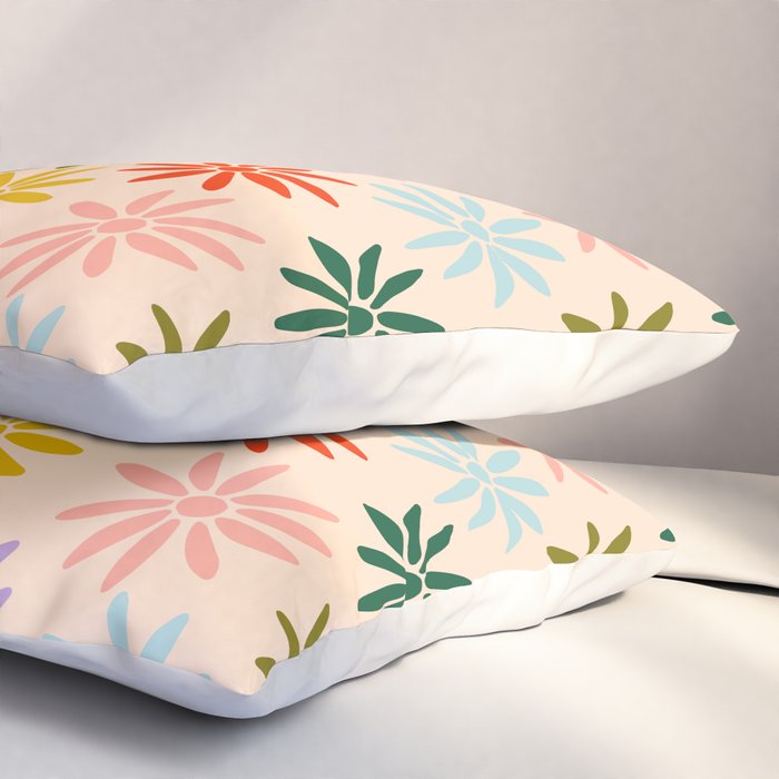 Retro Groovy Sun  Pillow Sham Gallery Image 3