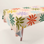Retro Groovy Sun  Tablecloth Gallery Image 1