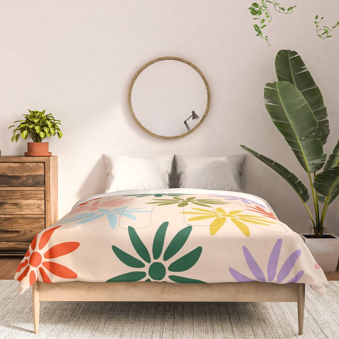 Retro Groovy Sun  Comforter Gallery Image 3