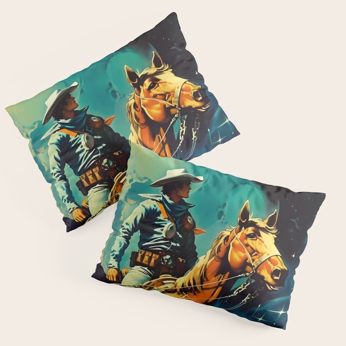 The Space Cowboy Pillow Sham Gallery Image 1